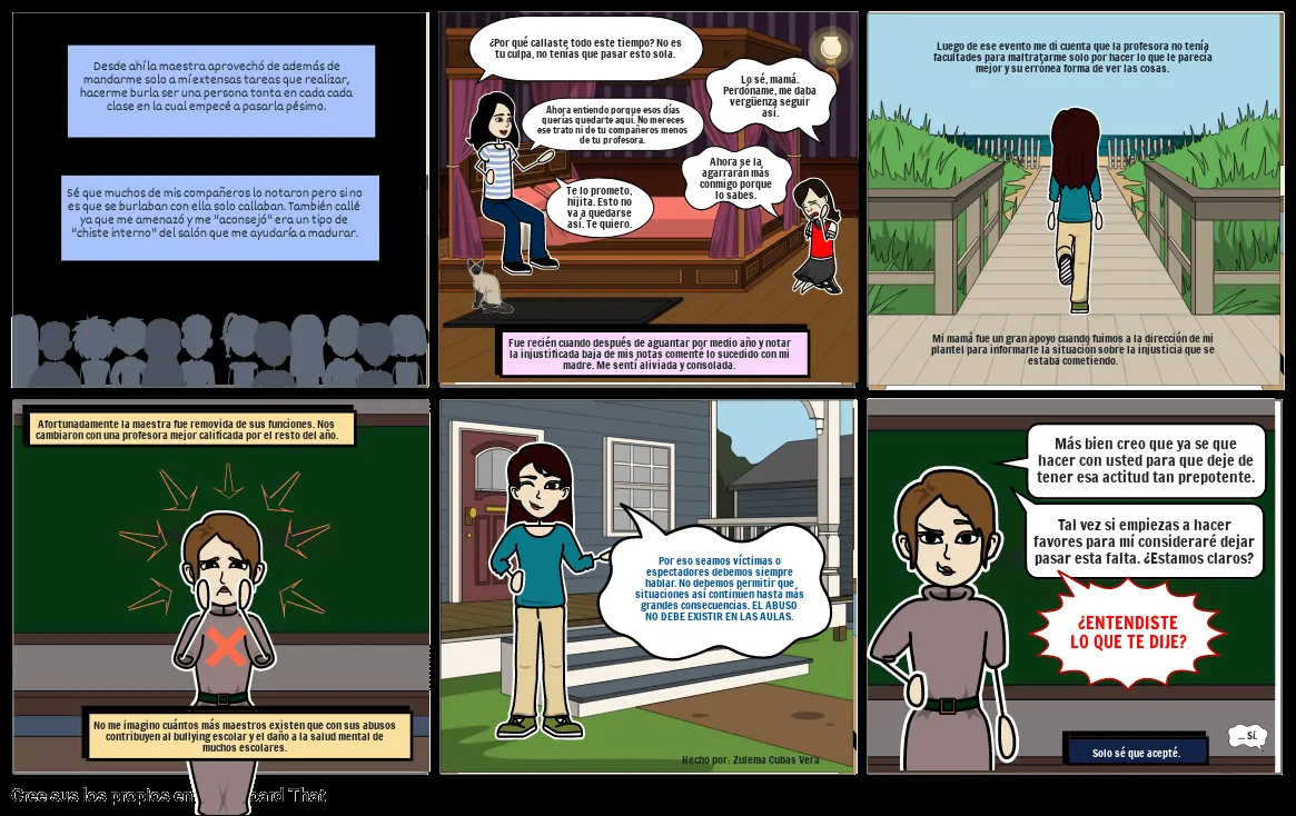 Historia de abuso de poder escolar Storyboard por ce68887c Historia de abuso de poder escolar Storyboard por ce68887c