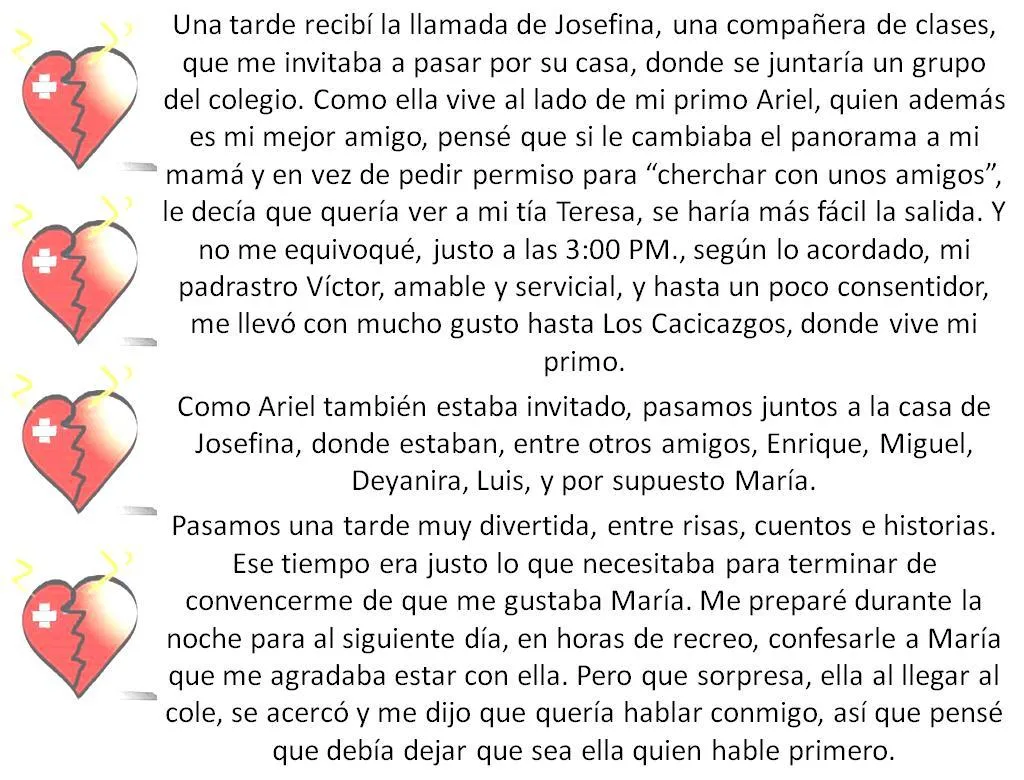 Amor Poemas Frases Cartas: Historia de desamor adolescente