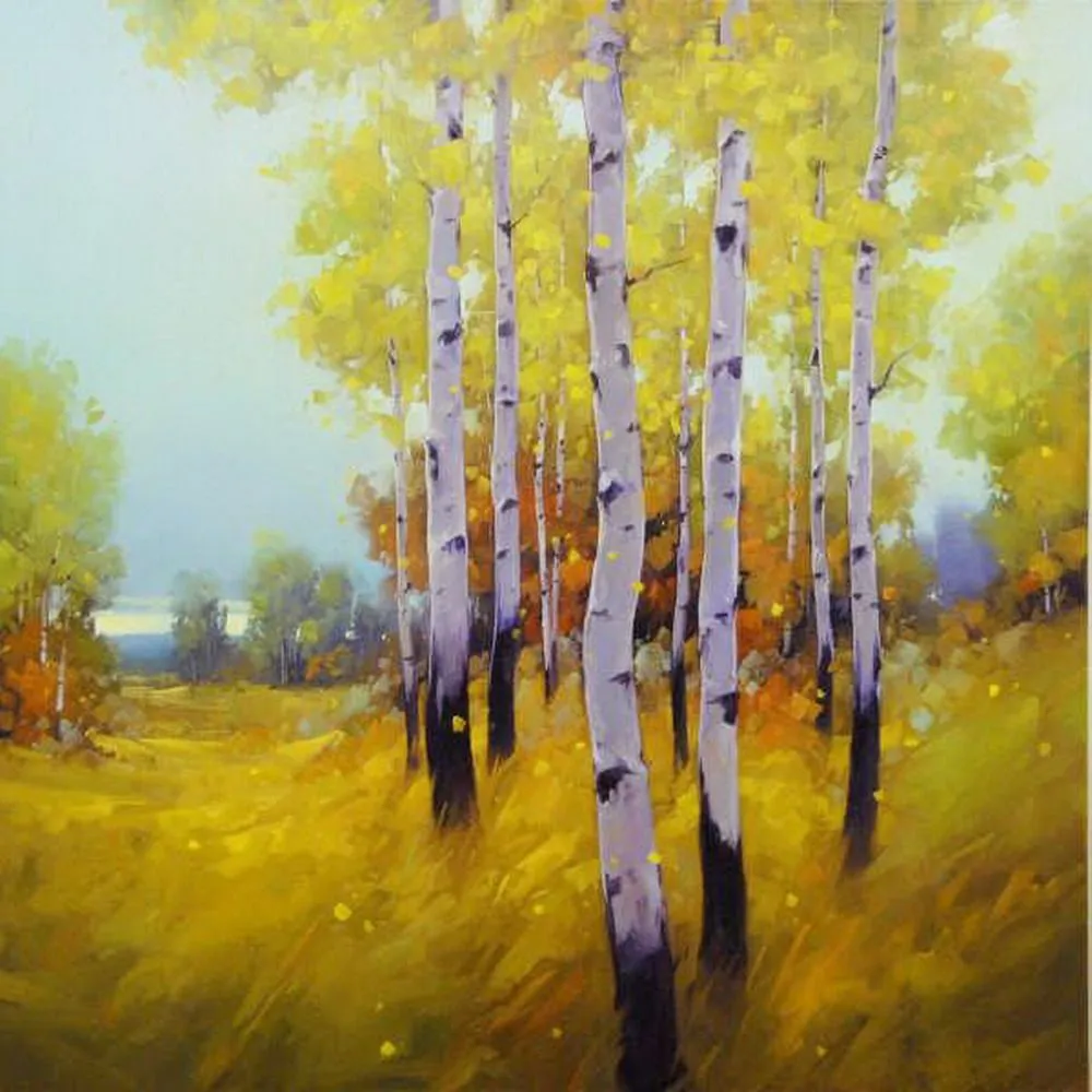 Historia y evolución de la pintura artística : Paisajes Modernos Con Arboles Pintura Impresionista de Gregory Stocks Historia y evolución de la pintura artística : Paisajes Modernos Con Arboles Pintura Impresionista de Gregory Stocks