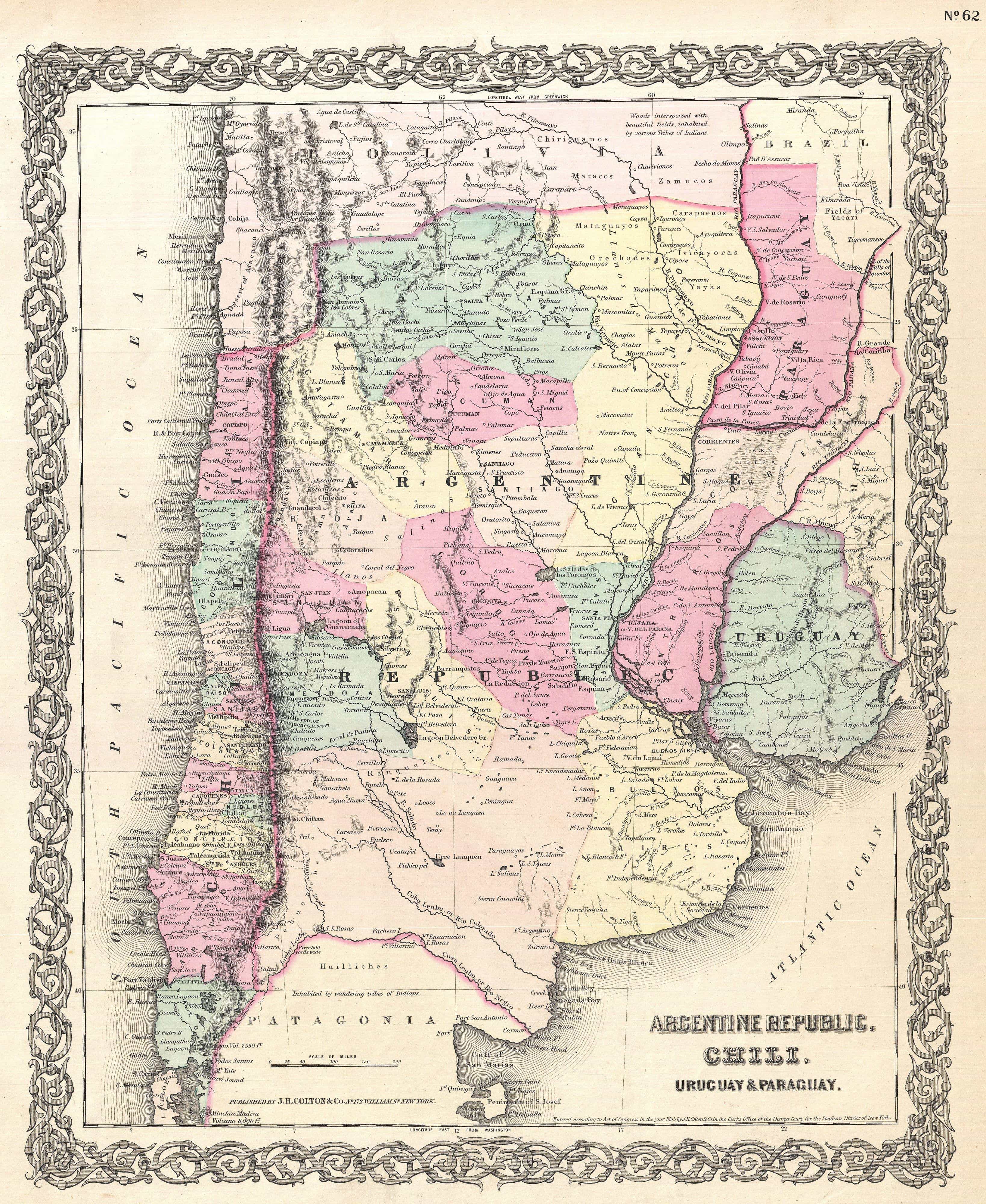 La historia del mapa de Argentina - Geografía Infinita La historia del mapa de Argentina - Geografía Infinita