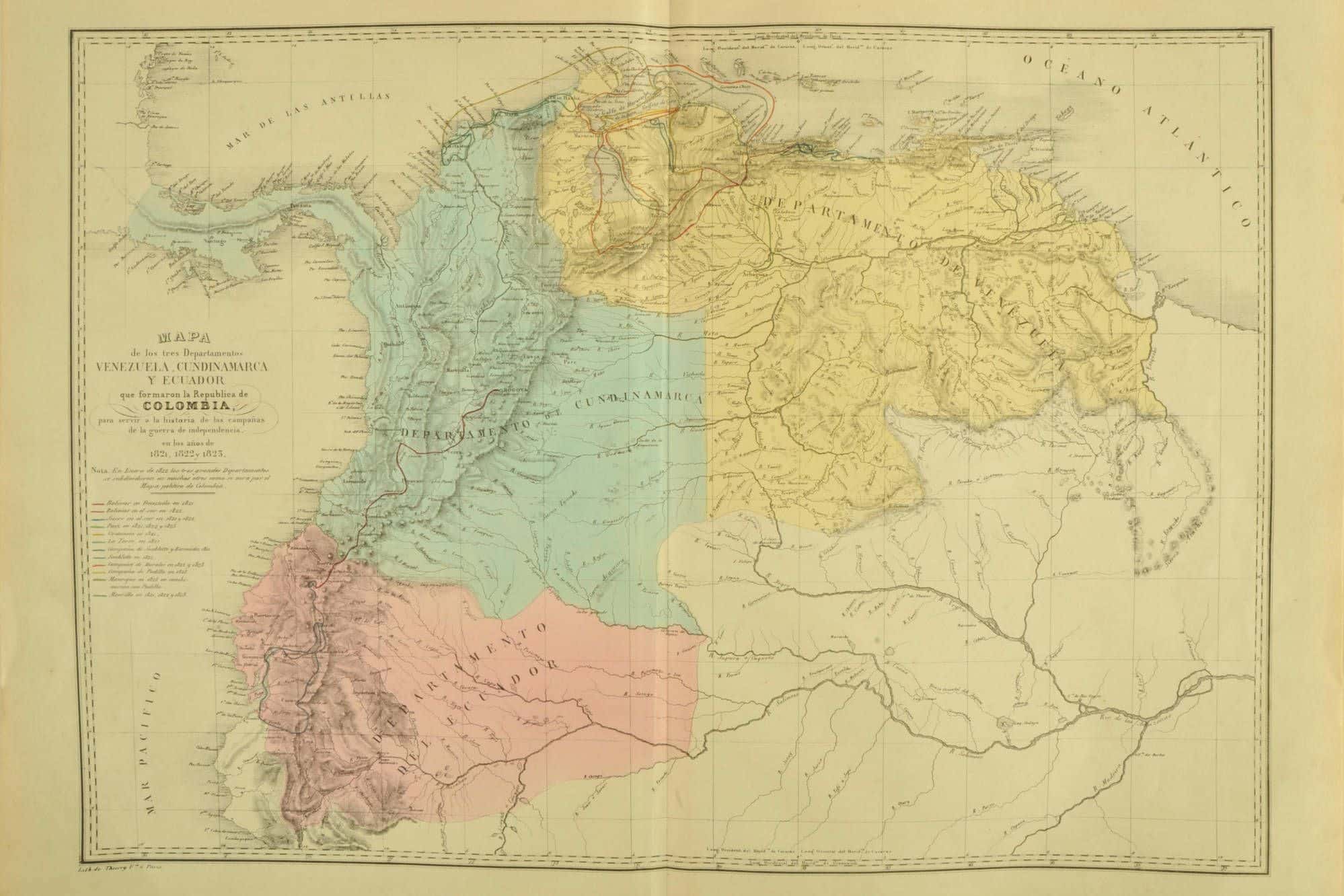 Historia del mapa de Colombia - Geografía Infinita Historia del mapa de Colombia - Geografía Infinita