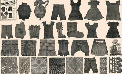 Historia del tejido a dos agujas :: Orígenes del tejido de punto Historia del tejido a dos agujas :: Orígenes del tejido de punto