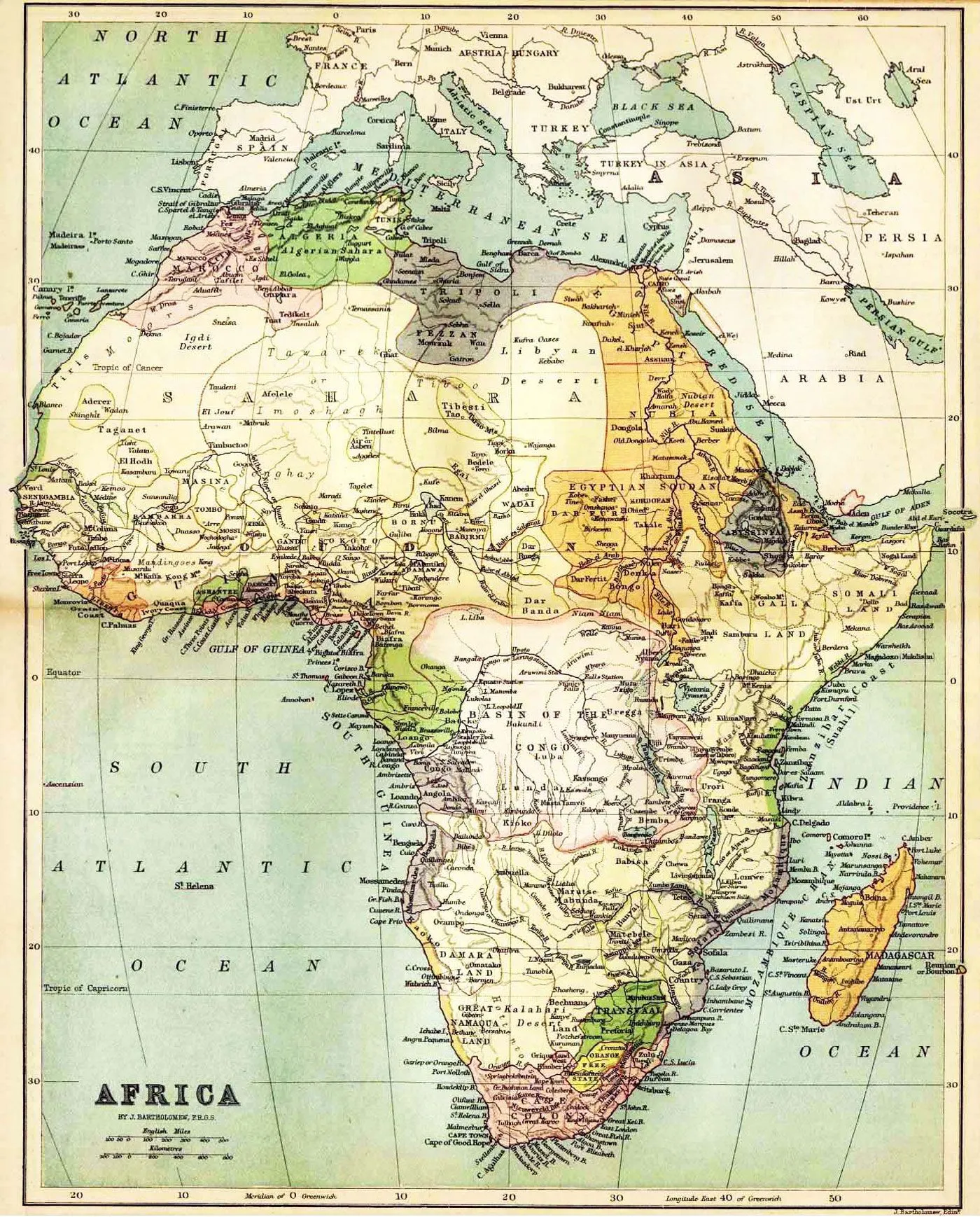 Historical Map of Africa in 1885 - Nations Online Project Historical Map of Africa in 1885 - Nations Online Project