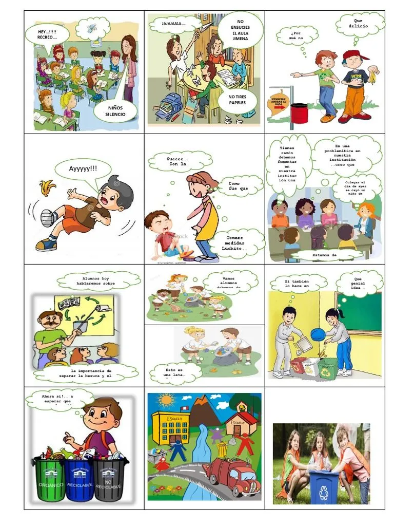 Historieta Maria 1 | PDF | Impacto humano en el medio ambiente | Residuos Historieta Maria 1 | PDF | Impacto humano en el medio ambiente | Residuos