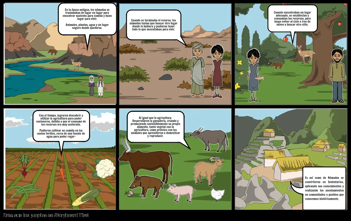 Historieta Nómadas Storyboard por 6af98c38