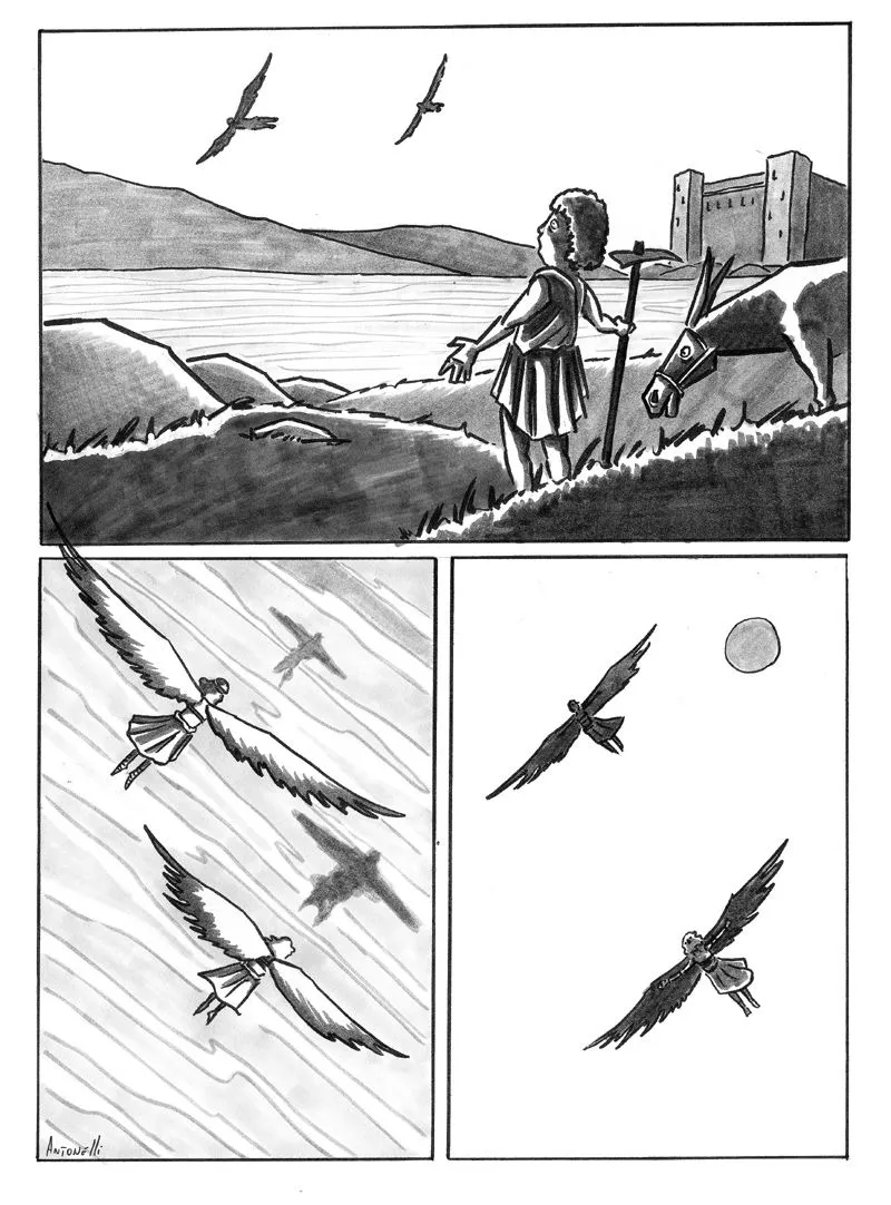Historieta Patagónica - La Duendes: "Dédalo e Ícaro" por Mariano ... Historieta Patagónica - La Duendes: "Dédalo e Ícaro" por Mariano ...