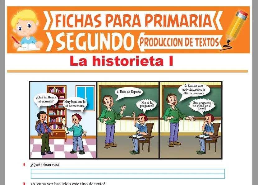 Las Historietas para Segundo Grado de Primaria | Actividades – 2023 Las Historietas para Segundo Grado de Primaria | Actividades – 2023