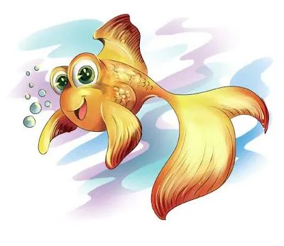 como dibujar un pez dorado dibujo para ninos de diez anos en adelante