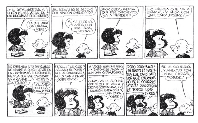 Historietas de Mafalda a color en español - Imagui