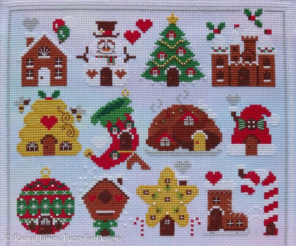 Hogar para Navidad Patrón Stitch-a-Long PDF / SAL Navidad 2020 - Etsy México Hogar para Navidad Patrón Stitch-a-Long PDF / SAL Navidad 2020 - Etsy México