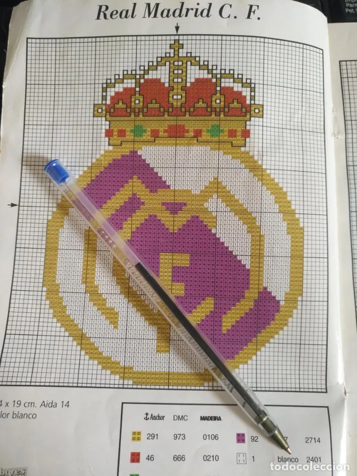 hoja para hacer escudo de futbol en punto de cr - Buy Other modern magazines and newspapers on todocoleccion hoja para hacer escudo de futbol en punto de cr - Buy Other modern magazines and newspapers on todocoleccion
