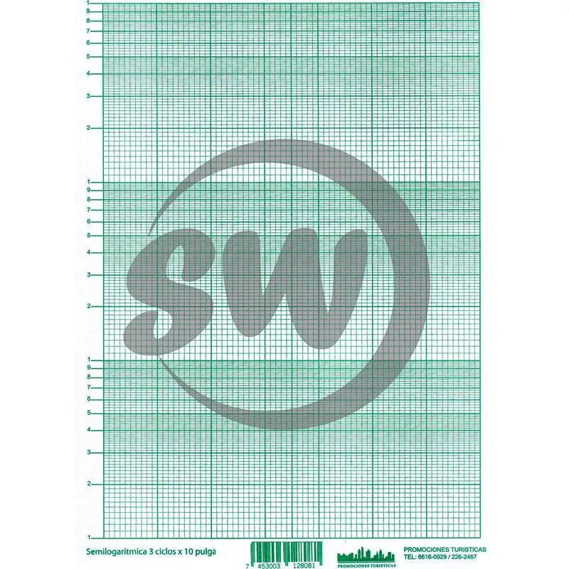 HOJA SEMILOGARITMICA 3X10 – Almacen Sun Wah HOJA SEMILOGARITMICA 3X10 – Almacen Sun Wah