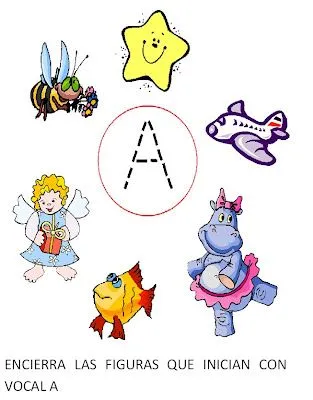 Dibujos con la vocal a - Imagui