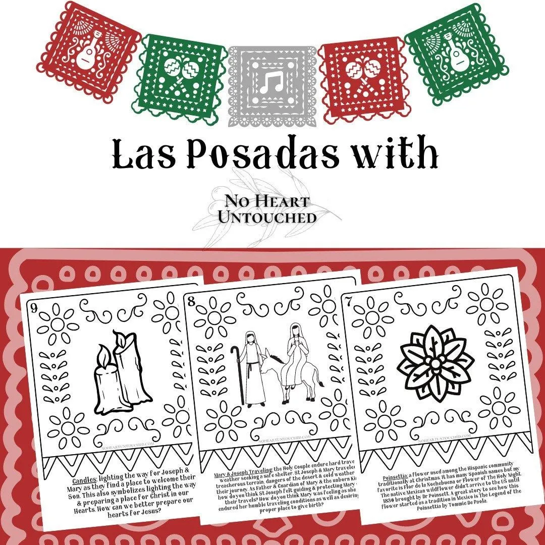 Hojas para colorear de cuenta regresiva de Las Posadas / - Etsy México