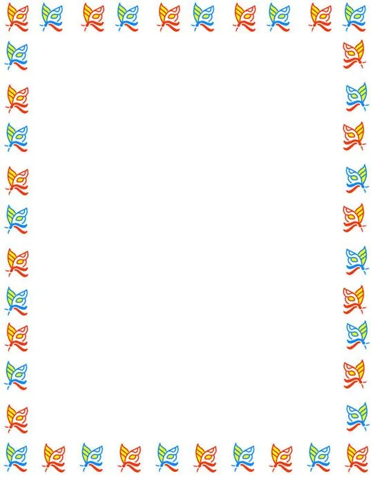 Imagenes de marcos o bordes con mariposas - Imagui