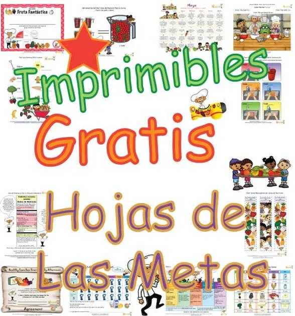 Hojas Imprimibles Para Niños de las Metas de Hábitos Saludables ... Hojas Imprimibles Para Niños de las Metas de Hábitos Saludables ...