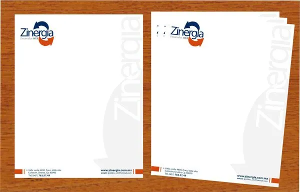 Hojas membretadas diseños gratis - Imagui