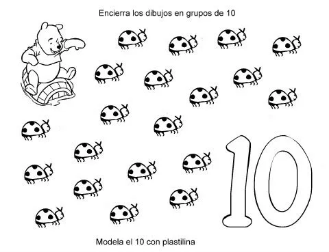 Hojas de trabajo de los numeros del 1 al 15 - Imagui