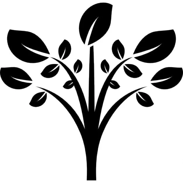 Hojas en las ramas de árbol | Descargar Iconos gratis