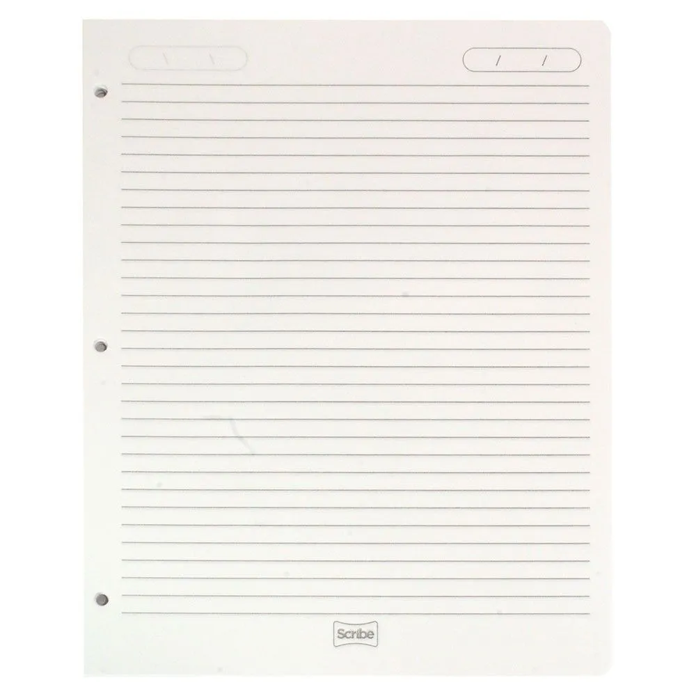 Hojas Scribe para Carpeta