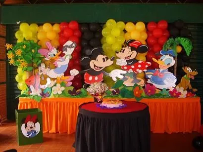 Decoración motivo Mickey Mouse - Imagui