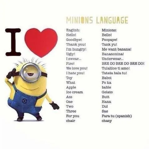 Hola Vengo a Decirte Que Te Amo : 5 datos curiosos de los Minions