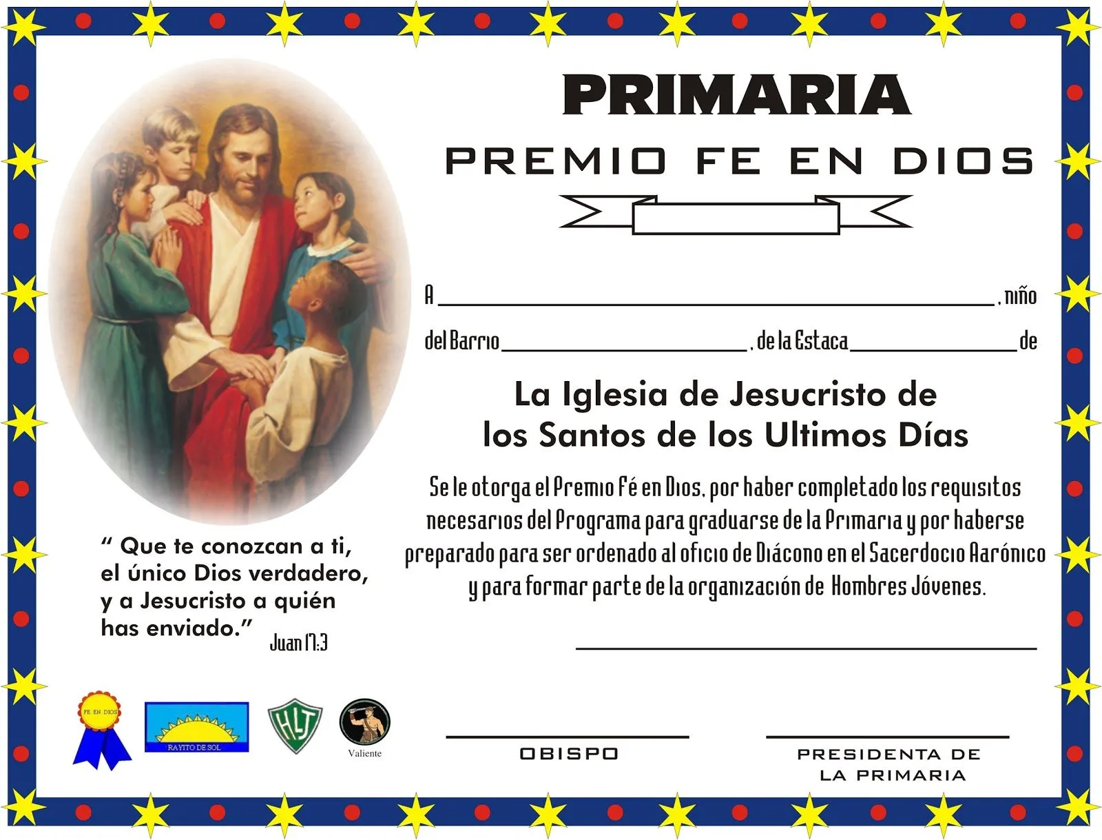 Holamormon2: CERTIFICADOS FE EN DIOS