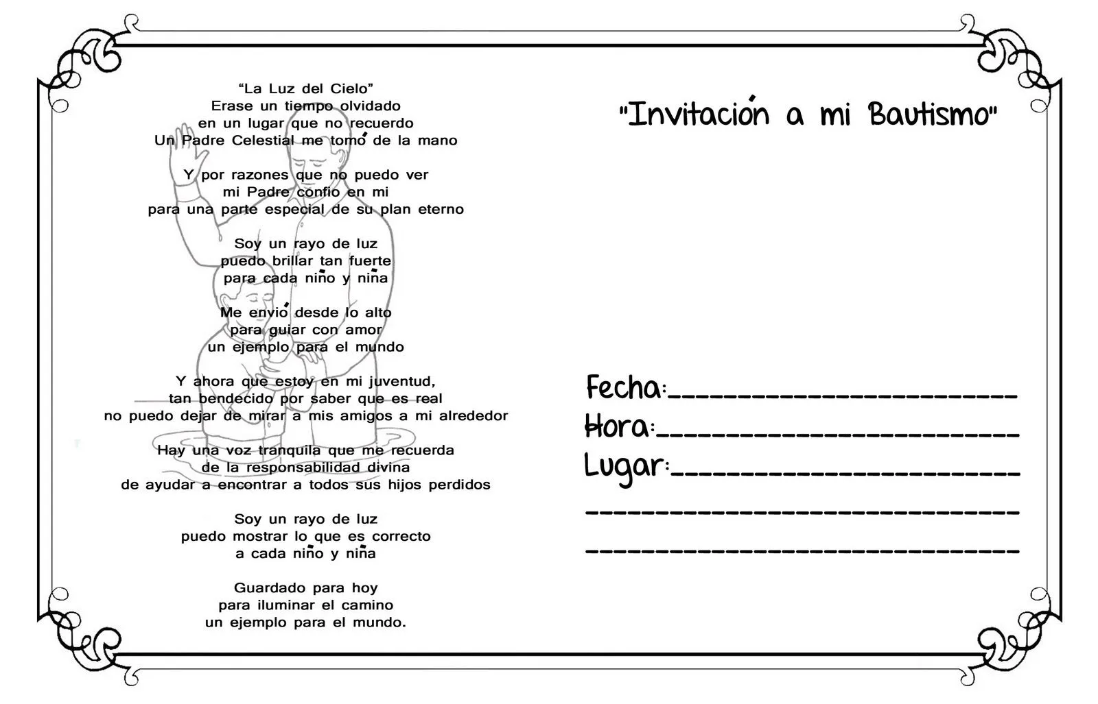 Holamormon2: INVITACION A BAUTISMO CON POEMA Y SIN EL!! Holamormon2: INVITACION A BAUTISMO CON POEMA Y SIN EL!!
