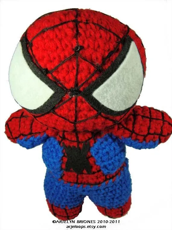 Hombre araña amigurumis - Imagui