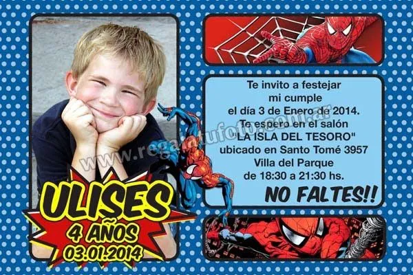 Hombre Araña - CU0746 | Regalá tu foto