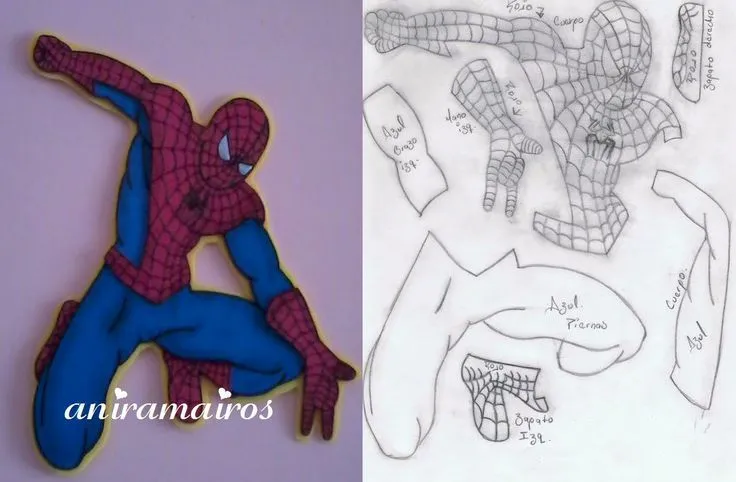 El hombre araña y moldes | Foami para toda ocasión. | Pinterest El hombre araña y moldes | Foami para toda ocasión. | Pinterest