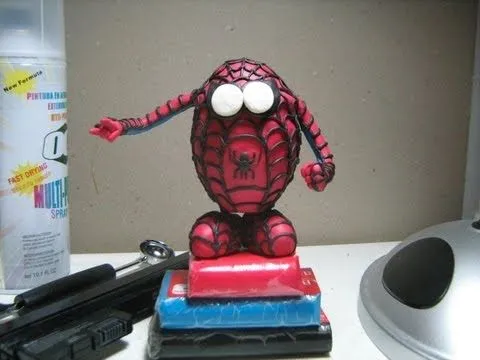 COMO HACER AL HOMBRE ARAÑA EN PLASTILINA (HUEVO): Tutorial de ... COMO HACER AL HOMBRE ARAÑA EN PLASTILINA (HUEVO): Tutorial de ...
