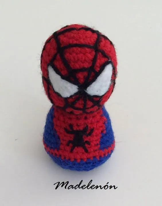 Hombre Araña / Spiderman Amigurumi - Madelenón <3 Crafteina ... Hombre Araña / Spiderman Amigurumi - Madelenón <3 Crafteina ...