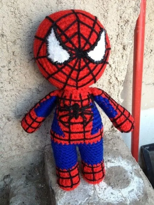 Hombre araña amigurumi patron - Imagui