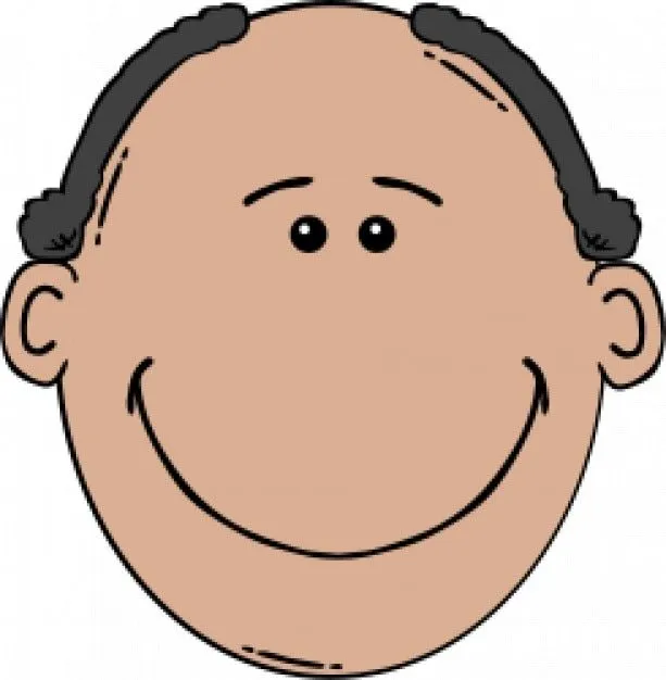 hombre de la cara de dibujos animados | Descargar Vectores gratis