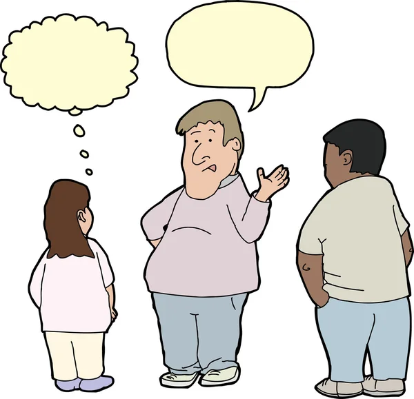 hombre hablando con los niños — Vector stock © theblackrhino #51530627 hombre hablando con los niños — Vector stock © theblackrhino #51530627