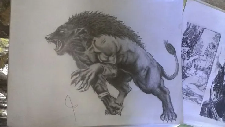 Hombre Lobo. | Dibujos a Lapiz. | Pinterest