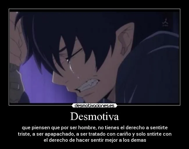 fotos de anime hombre triste