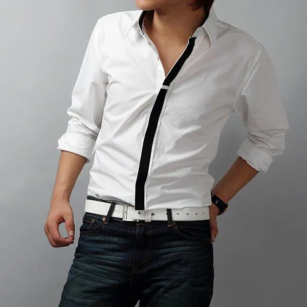 Hombres de las camisas de vestir-Hombre Camisetas-Identificación ...
