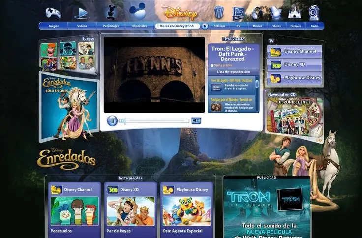 Home - Tematización - Enredados | Disneylatino - Tematizaciones 2010