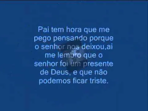 Mensagem para o pai falecido - Imagui