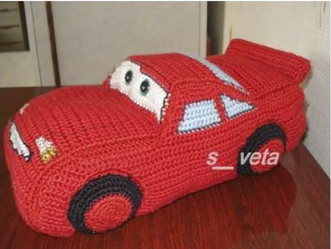 Homenaje a McQueen 1/4 – Coche a crochet | Hasta el Monyo Homenaje a McQueen 1/4 – Coche a crochet | Hasta el Monyo
