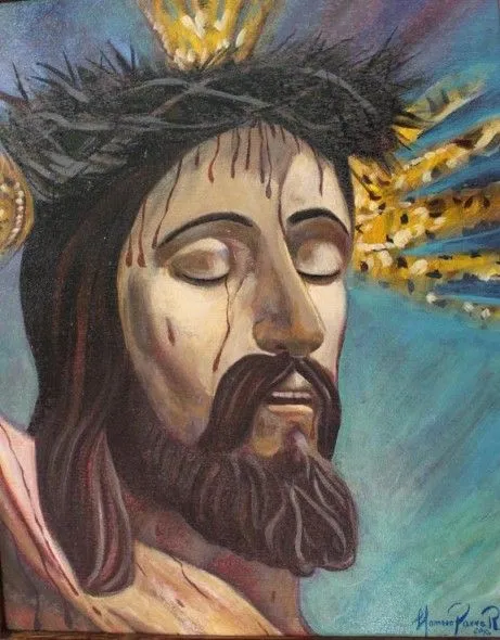 Homero Parra Rangel. Obra: Santo Cristo Rostro Sereno