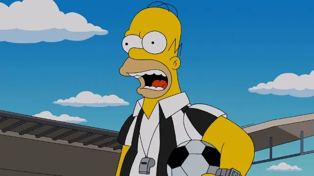 Homero Simpson es el protagonista de la final del Mundial de ...