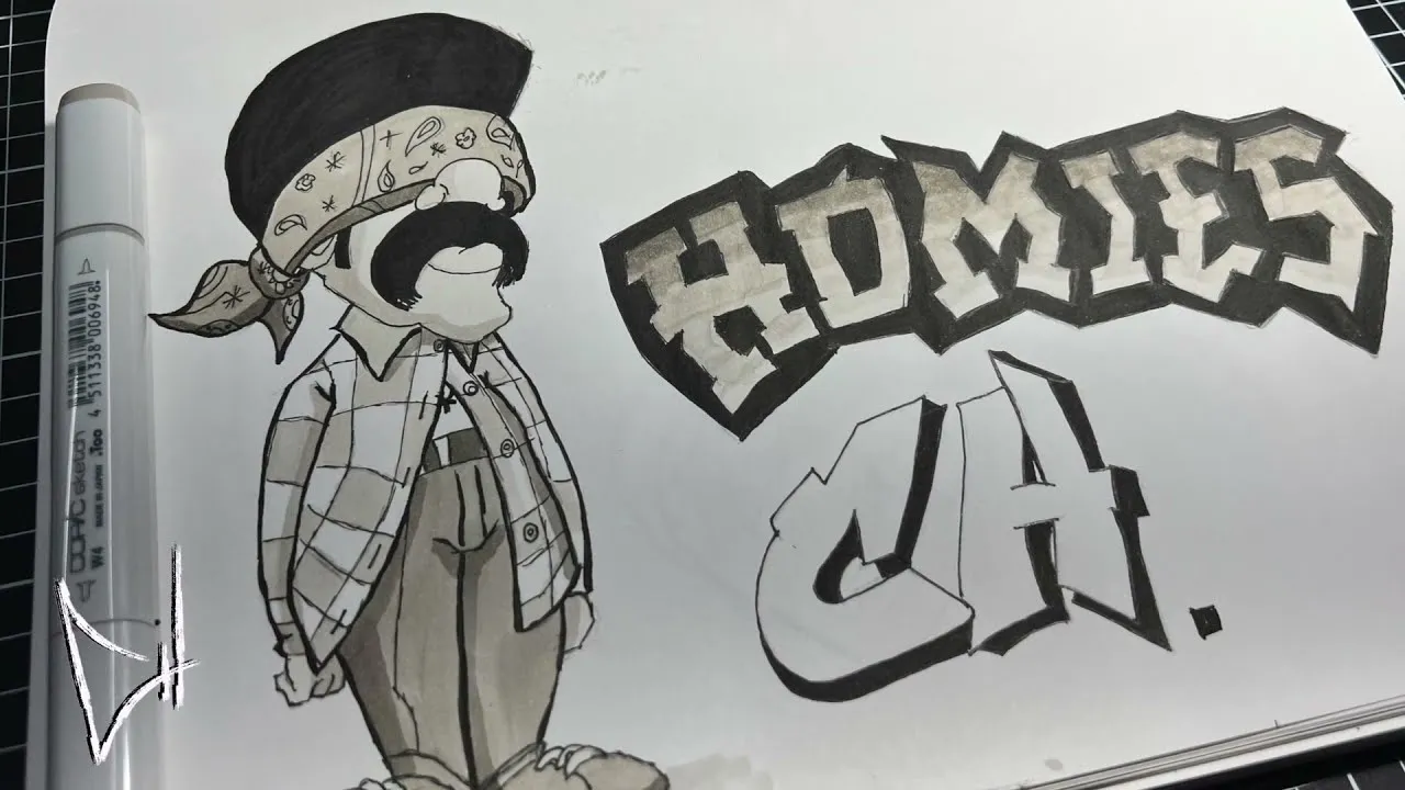 Homies dibujo - YouTube