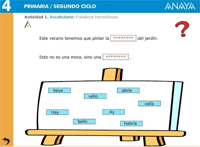 HOMÓNIMAS | JUGANDO Y APRENDIENDO HOMÓNIMAS | JUGANDO Y APRENDIENDO