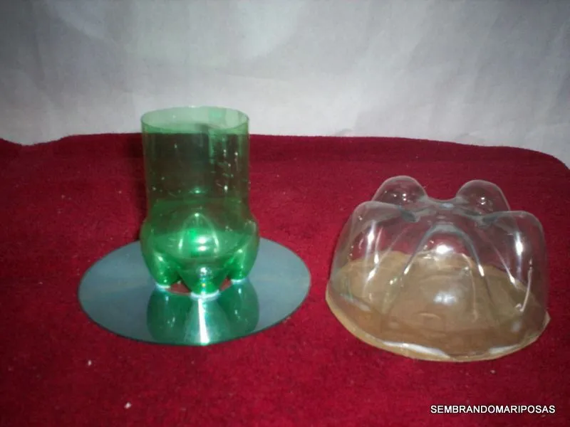 COMO HACER UN HONGO CON BOTELLAS DE PLASTICO PET | SEMBRANDO MARIPOSAS