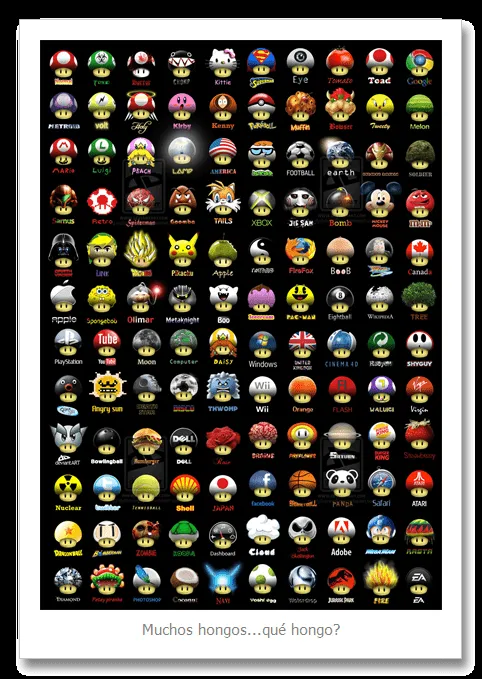 Dibujos de hongos de Mario Bros - Imagui
