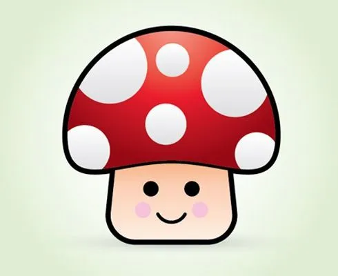 Hongos de Mario Bros en dibujo - Imagui