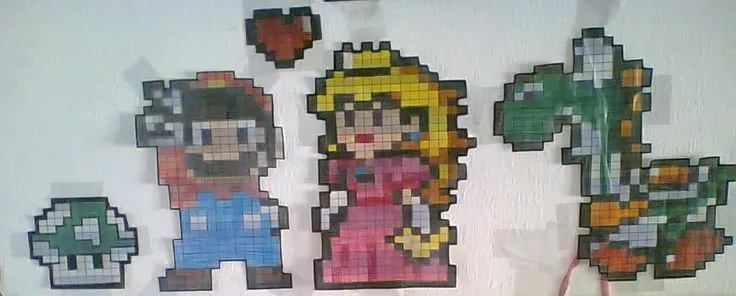 honguito de mario bros,mario bros,princessa peach y yoshi hechos y ...